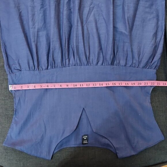 Navy Blue Sleeveless Oversized Shift Dress SzXXL - Picture 5 of 6